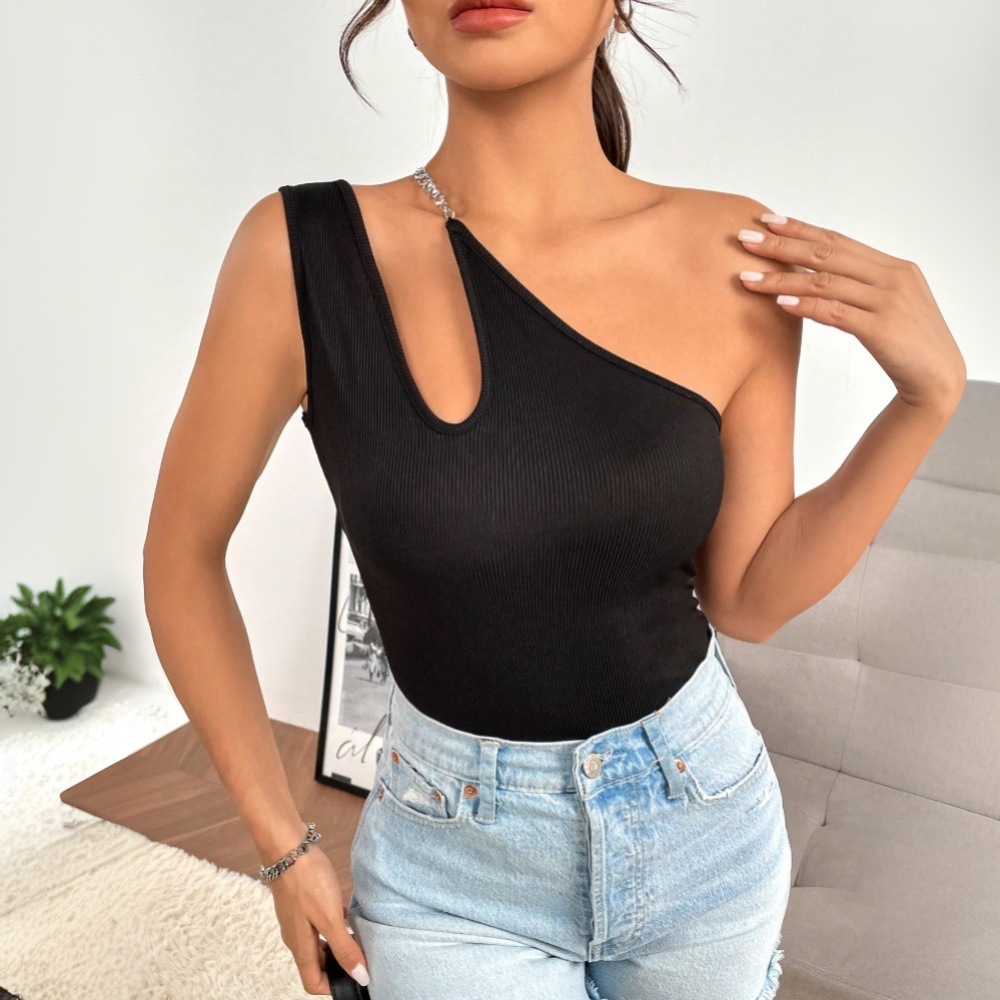 Blouse Off Shoulder - Damskie seksowne bluzki z wycięciami, odkrytymi
