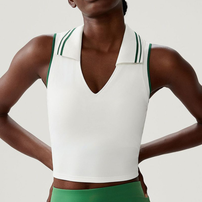 Damska koszulka do jogi i fitn – Crop Top Crochet recenzja i cena