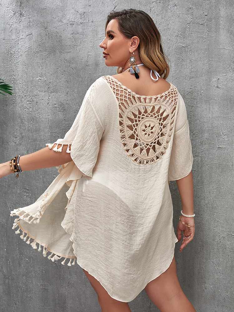 Pływanie wakacje Plus rozmiar  – Cover Up Kaftan recenzja i cena