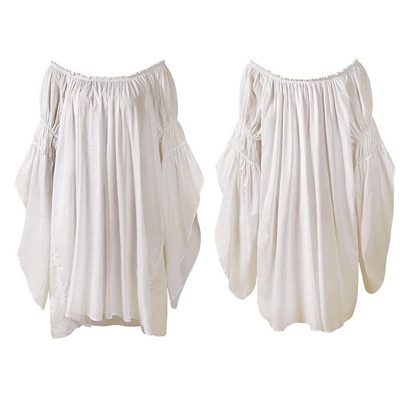 Bluzka w stylu vintage, średni – Blouse Off Shoulder recenzja i cena