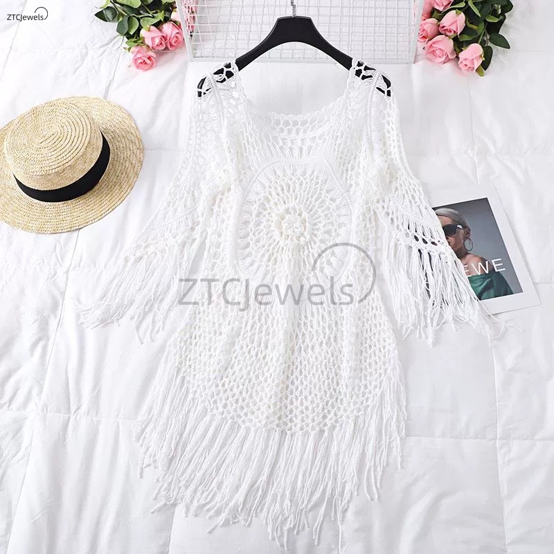 Damska letnia narzutka na biki – Cover Up Kaftan recenzja i cena
