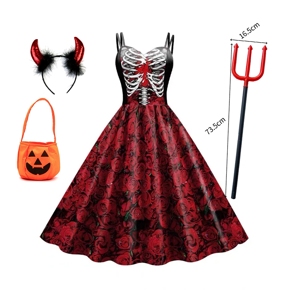 Kostium cosplay dla nastolatek – Romper Floral Print recenzja i cena